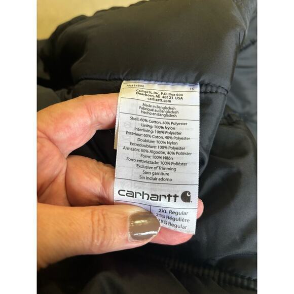 Carhartt Quick Duck Woodward Jacket, brown, 2XL, utility, cold weather, heavy - Picture 9 of 10